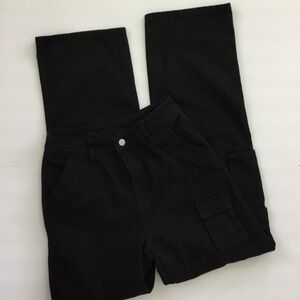 NWT Shein Women’s Cargo Jeans Pants Black Size S